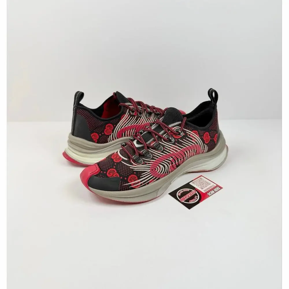 Size 9G/10US - Gucci Run Sneaker Black Red